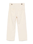 Pantaloni dritti per bambino Paolo Pecora Kids beige con coulisse PP4002 SALE PAOLO PECORA KIDS 