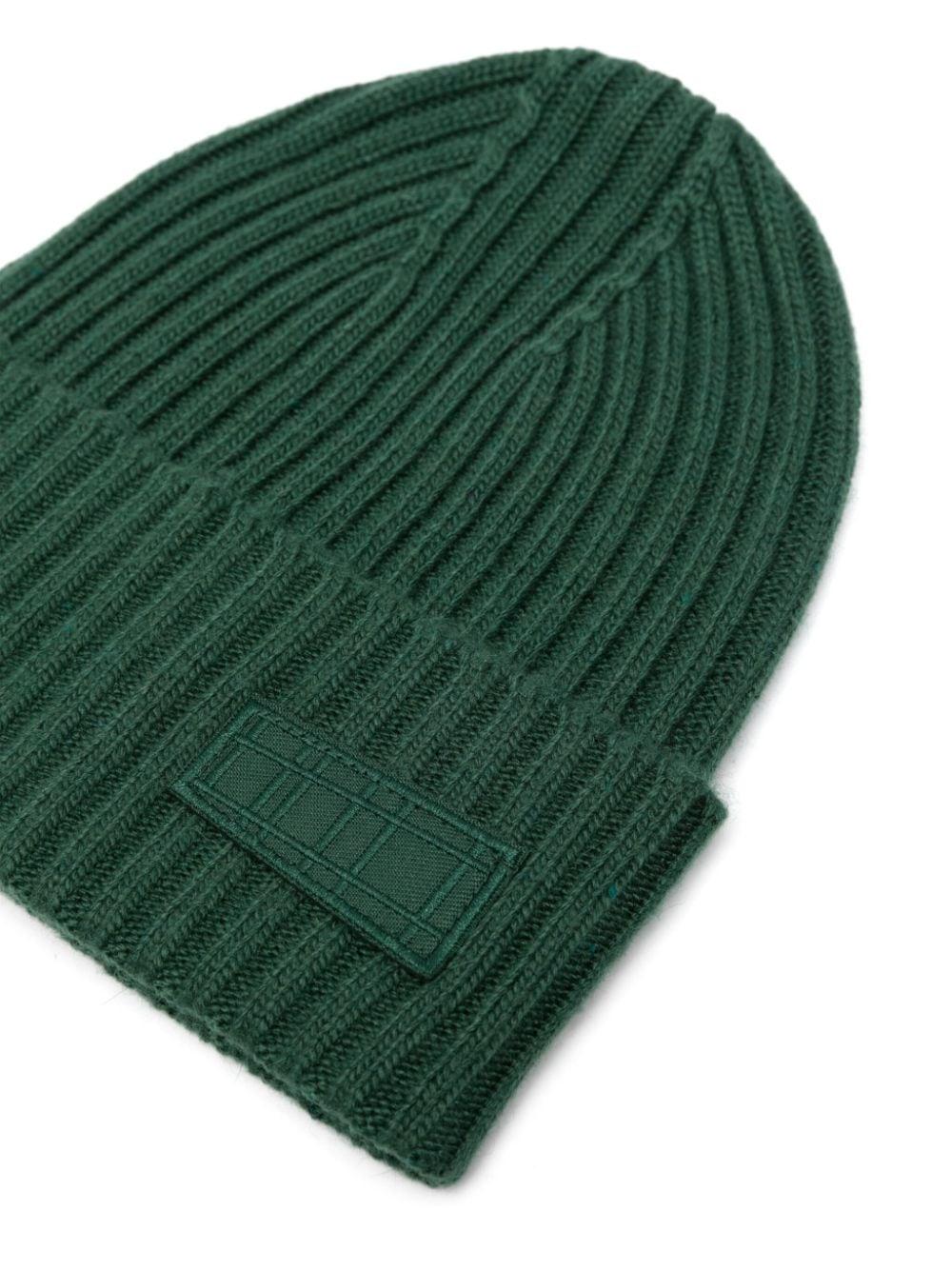 Berretto Karli per bambino Molo verde con tesa larga con piega 7W24S307 2319 MOLO 