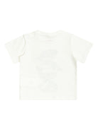 T-shirt da neonato Stella McCartney Kids bianca con stampa grafica balena TY8570 Z0434 100 STELLA McCARTNEY KIDS 