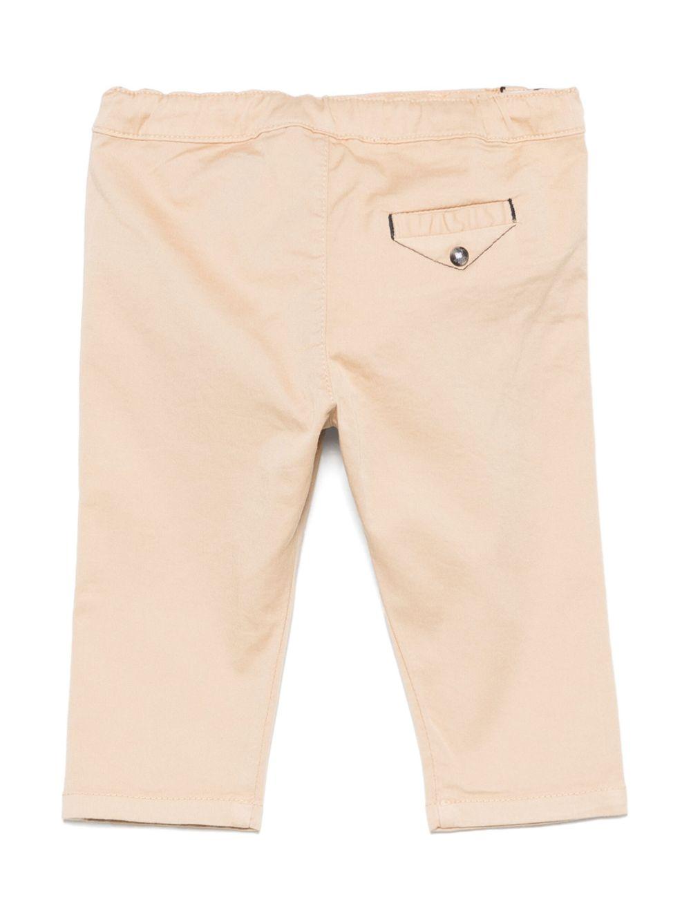 Pantaloni per neonato Tartine Et Chocolat beige affusolati con due tasche laterali oblique CA22041 75 TArtine & Chocolat 