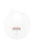 Bavaglino per neonato La Stupenderia bianco con motivo a cuore azzurro 1TBBV12 L24 LA STUPENDERIA 