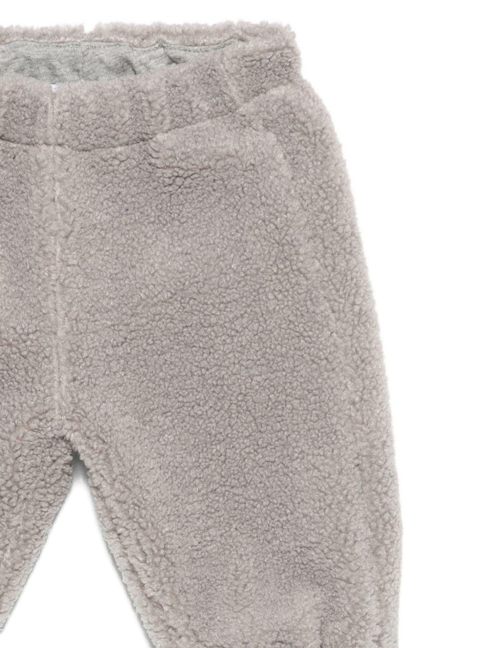 Set felpa e pantaloni per neonato Il Gufo multicolore con ricamo procione A25GDF0006M0107 4907 IL GUFO 