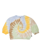 Felpa con fantasia tie-dye per neonata Molo multicolor con scollo rotondo 6S25J204 9309 MOLO 