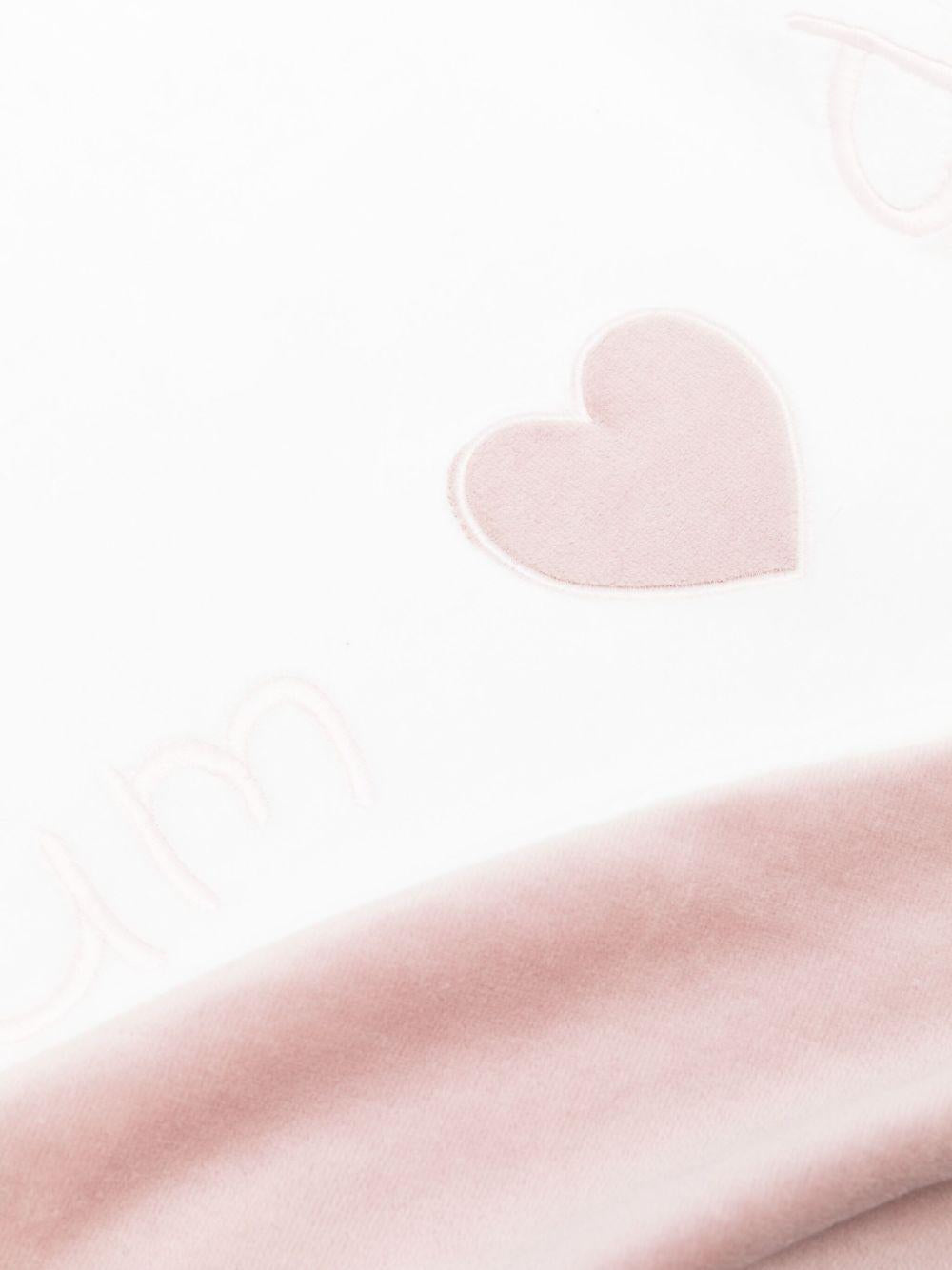 Coperta per neonata La Stupenderia bianca a forma di cuore 1TBCO12 L23 LA STUPENDERIA 