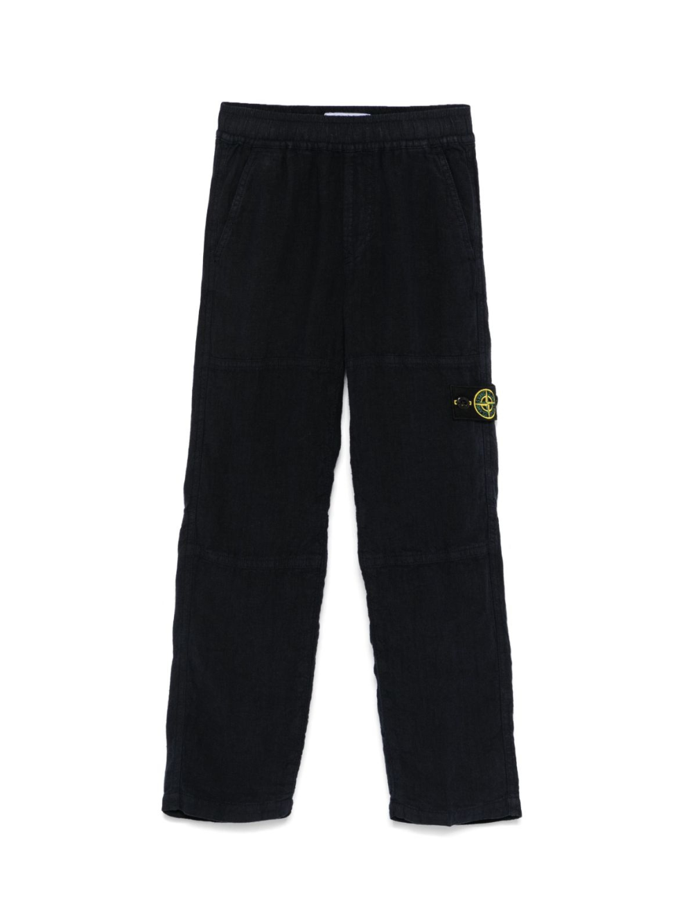 Pantaloni per bambino Stone Island Junior blu con applicazione Compass K1S163100002S0145 V0020 STONE ISLAND JUNIOR 