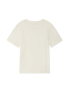 T-shirt con logo per bambino Bonpoint beige con orlo dritto S05BTSK00010 103 BONPOINT 