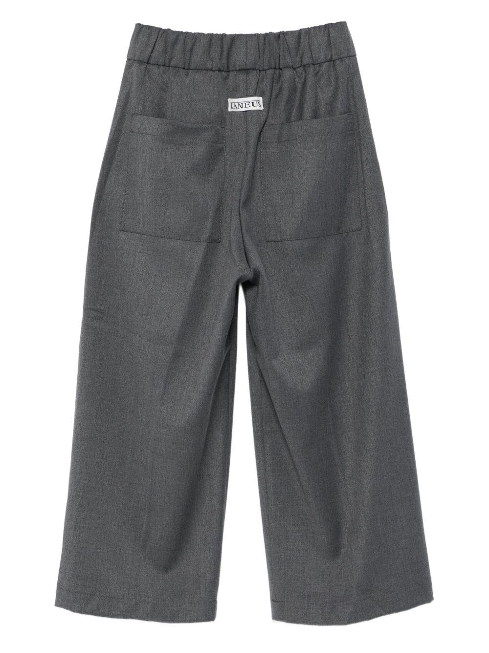 Pantaloni per bambino Laneus Kids grigi con tasche posteriori applicate F5LKJUPA109 100 LANEUS 