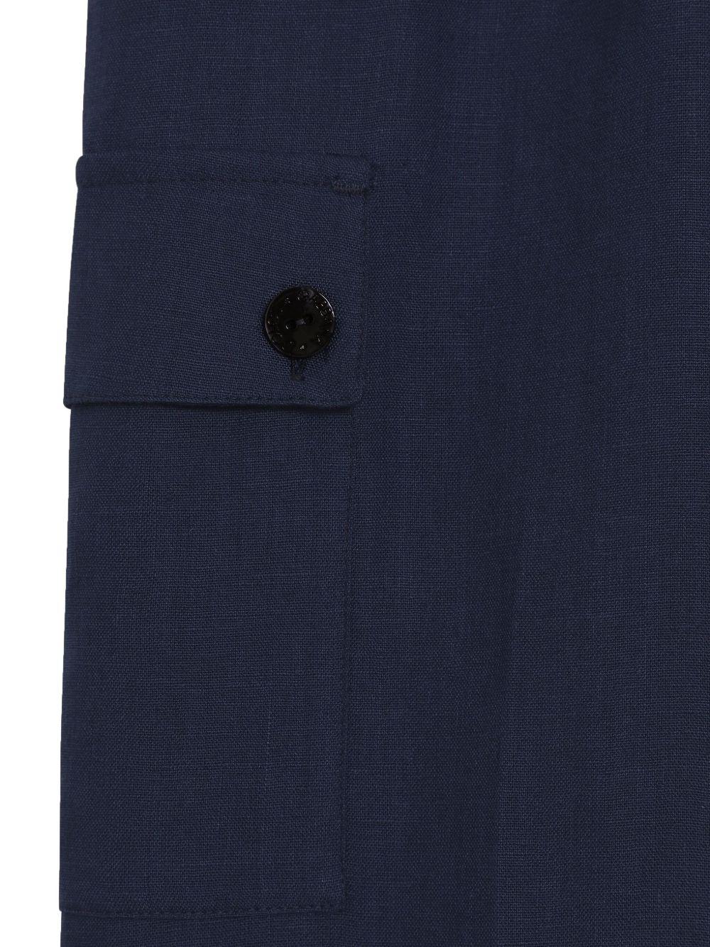 Pantaloni per bambino Dolce & Gabbana Kids blu con coulisse in vita L44P76 FU4GI B1823 DOLCE & GABBANA KIDS 