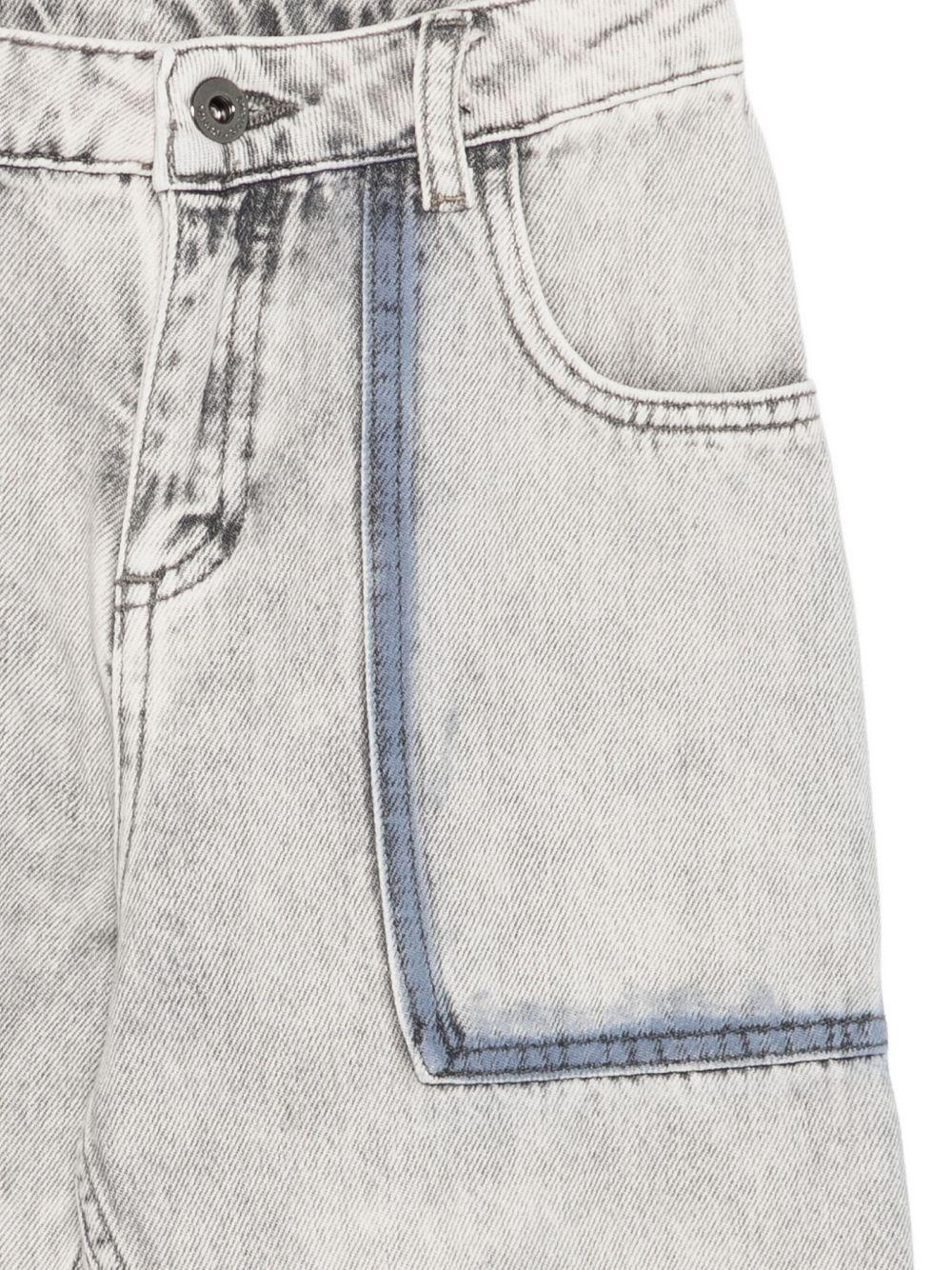 Jeans per bambino Emporio Armani Kids denim con righe laterali EB000528 AF16167 M8098 EMPORIO ARMANI KIDS 