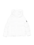 Giacca imbottita per bambina Save The Duck Kids bianco con collo a imbuto P32517G LEAF21 00000 SAVE THE DUCK KIDS 