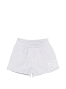Shorts per bambino Stella McCartney Kids grigio con logo TY6D89 Z0499 807 STELLA McCARTNEY KIDS 