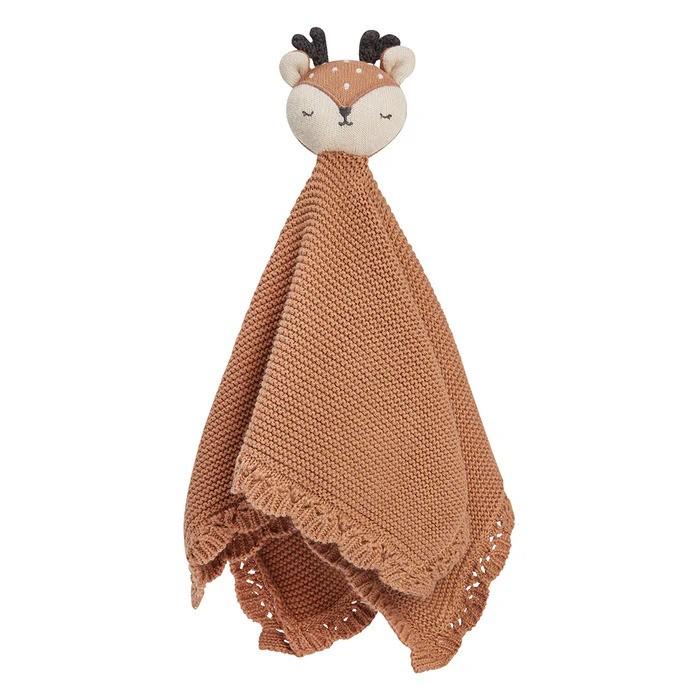 Panno per coccole per neonati Avery Row marrone con dettaglio cerbiatto CCLDEE DEER AVERY ROW 