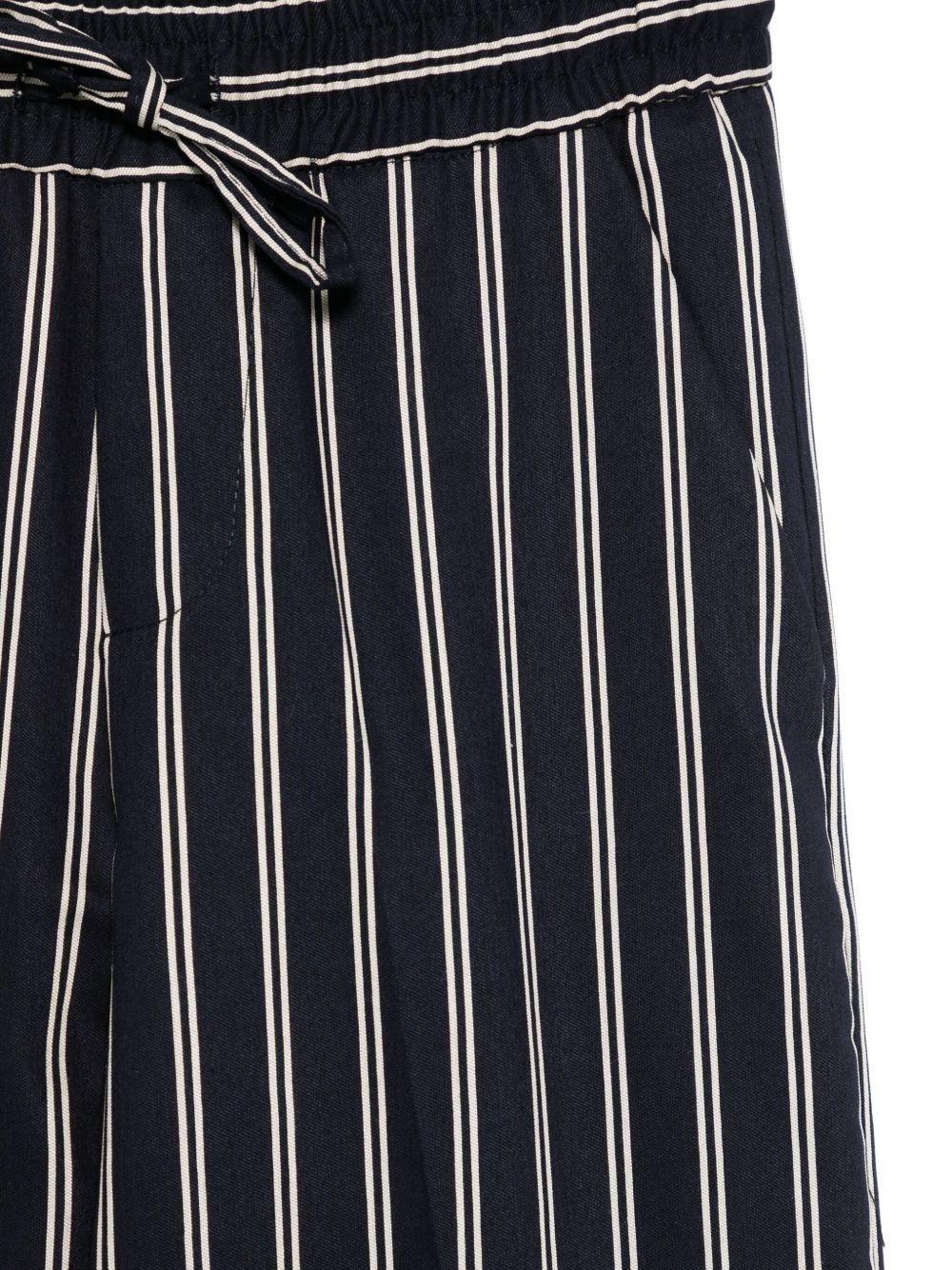 Pantaloni a righe per bambino Paolo Pecora Kids blu con coulisse elasticizzata PP4027 BLU PAOLO PECORA KIDS 