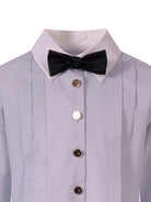 Camicia per bambina Elisabetta Franchi La Mia Bambina bianca con design crop EFCA2720CA235 5272 ElISABETTA FRANCHI 