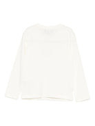 T-shirt per bambina Emporio Armani Kids bianco con ruches EG000476 AF16162 U0003 EMPORIO ARMANI KIDS 