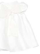 Abito per neonata La Stupenderia bianco con gonna a trapezio 1CCAB26 S60X28 LA STUPENDERIA 