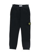 Pantaloni sportivi per bambino Stone Island Junior blu con motivo bussola K2S166200006S0045 V0120 STONE ISLAND JUNIOR 