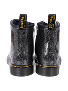 Stivali per bambina Dr. Martens Kids neri con effetto glitter 41435001 1460 Dr martens kids 