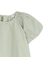 Abito per neonata Chloé Kids verde con ricamo a fiori C20889 68K CHLOE' KIDS 