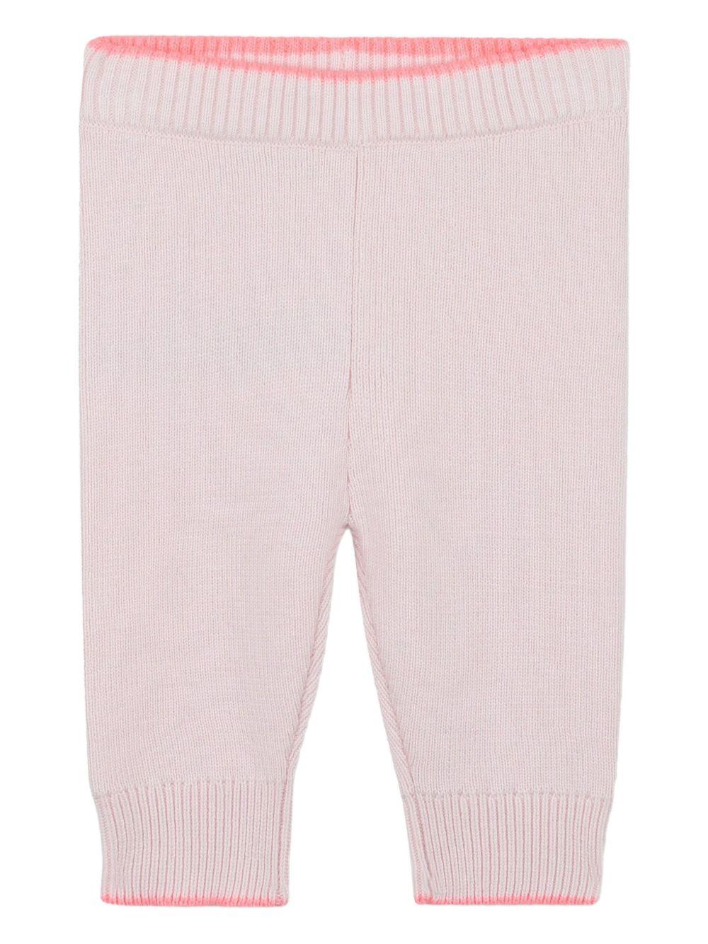 Set maglione e leggins per neonata Billieblush rosa con ricamo gatto U21444 450 BILLIEBLUSH 