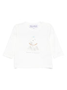 T-shirt per neonato Tartine Et Chocolat bianca con stampa grafica CB10041 13 TArtine & Chocolat 
