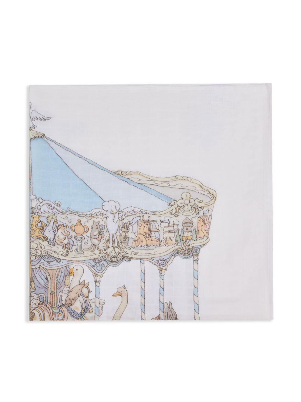 Coperta per neonati Atelier Choux multicolore con stampa illustrazione CA-CQ-CAR B-U ATELIER CHOUX PARIS 