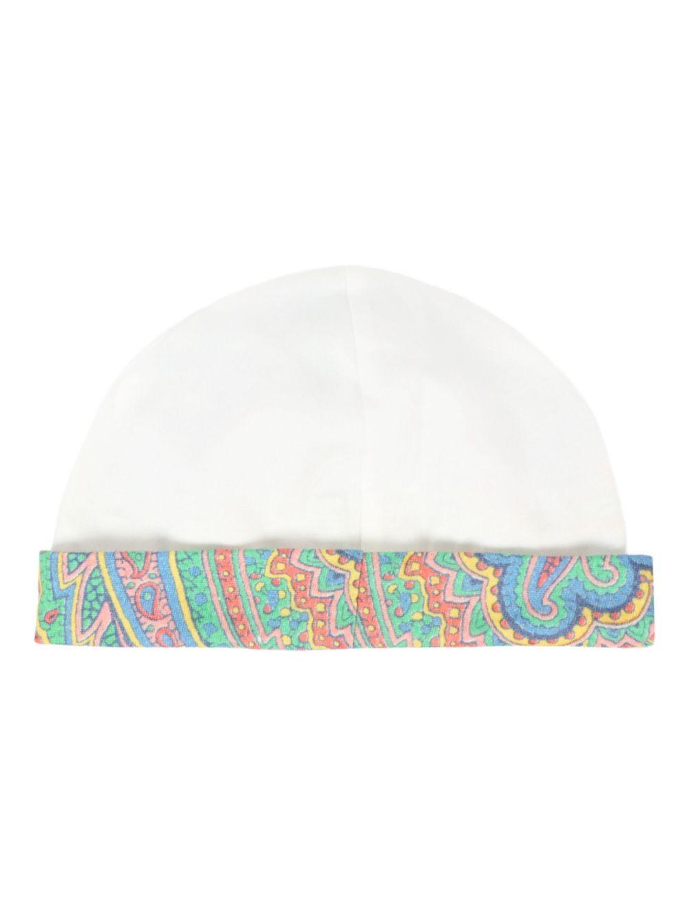 Tutina per neonati ETRO Kids bianca con motivo Pegaso GXB560 Z3186 101MC ETRO KIDS 