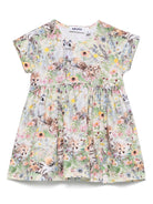 Abito Channi per neonata Molo multicolor con fiori 4S25E116 9278 MOLO 