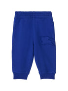 Pantaloni sportivi Equestrian Knight per neonato Burberry Kids blu con vita elasticizzata 8093225 B7323 BURBERRY KIDS 
