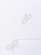 Coperta per neonati Mariella Ferrari bianca con ricamo LZG7 ROSA MARIELLA FERRARI 