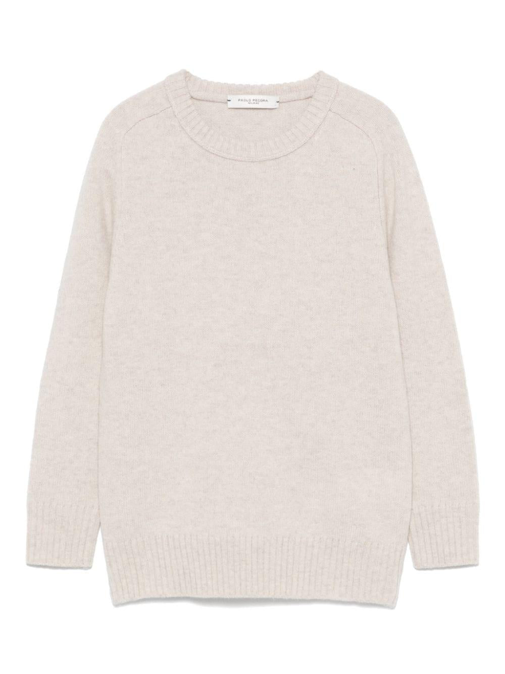 Maglione pesante per bambino Paolo Pecora Kids beige con girocollo PP3744 GRIGP PAOLO PECORA KIDS 