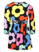 Abito per bambina Stella McCartney Kids nero a fiori TV1E30 Z2166 930MC STELLA McCARTNEY KIDS 