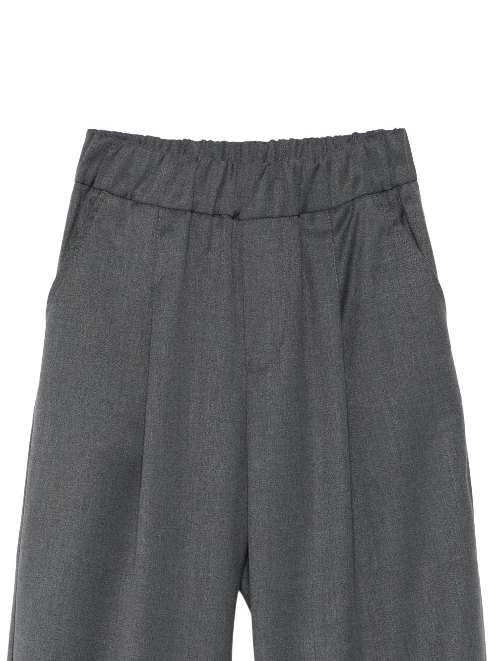 Pantaloni per bambino Laneus Kids grigi con tasche posteriori applicate F5LKJUPA109 100 LANEUS 