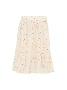 Gonna per bambina Molo avorio con stampa cuoricini all-over 2S26D108 9537 MOLO 