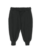 Pantaloni sportivi con applicazione logo per neonato Mini Rodini nero con calzini a coste 1000014699NB BLACK MINI RODINI 
