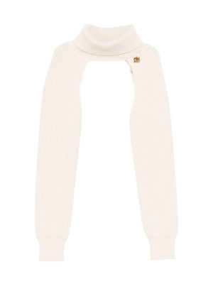 Pinko Kids white shrug for girls with logo detail