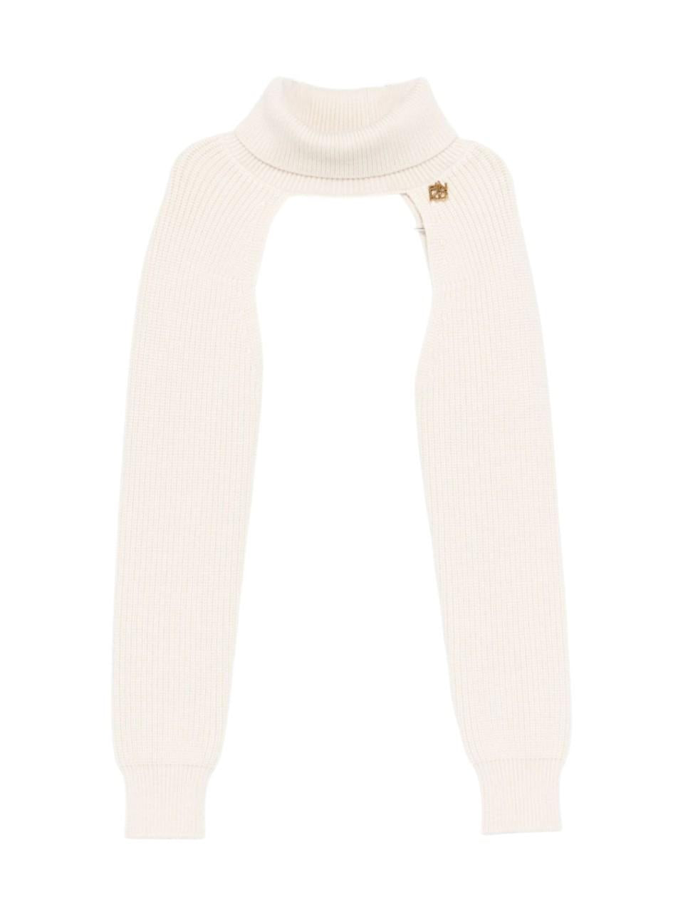 Coprispalle per bambina Pinko Kids bianco con dettaglio logo KFMA018CFL085 0063 PINKO KIDS 