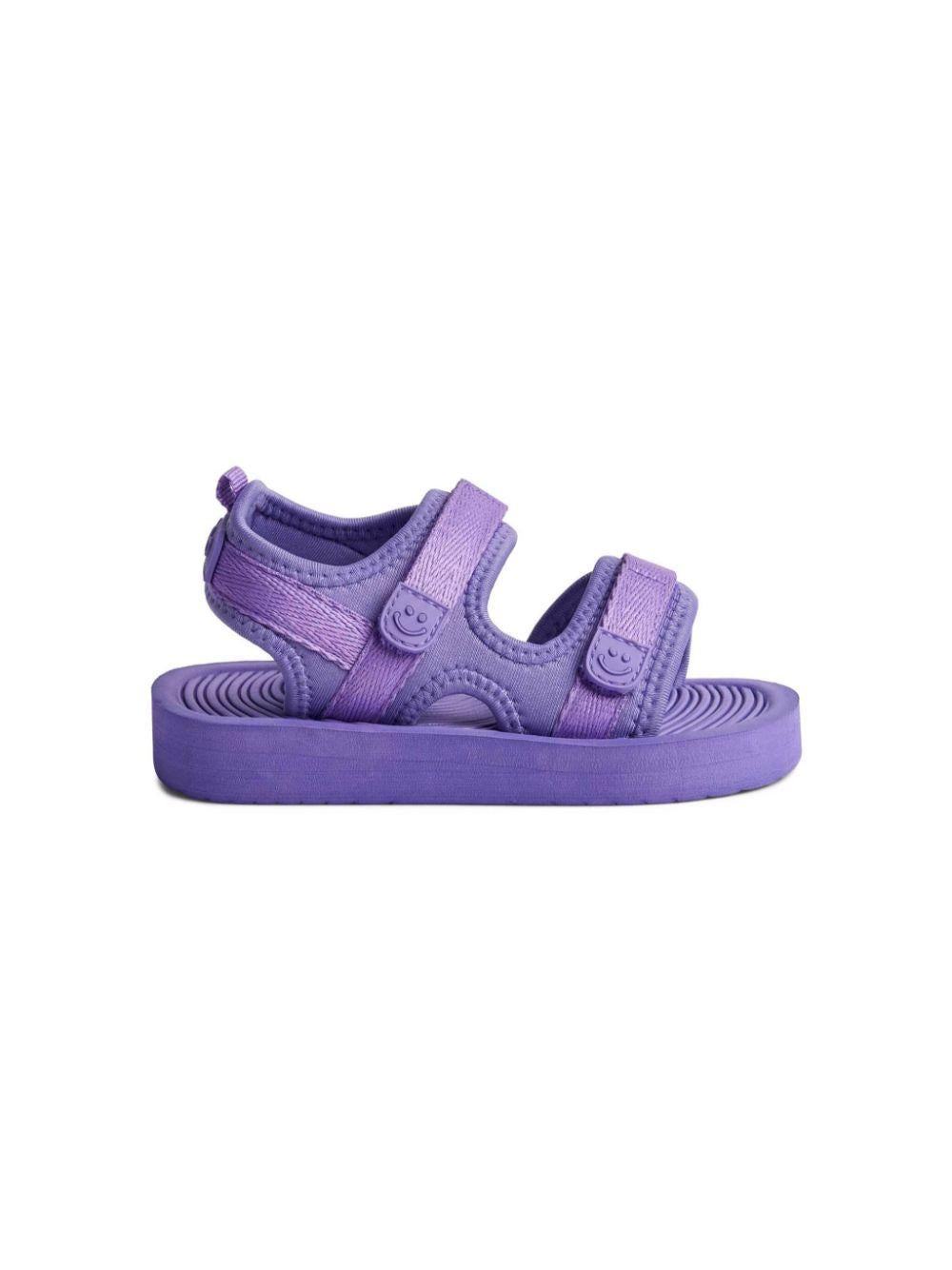 Sandali per bambina Molo Zola viola con due fasce frontali a strappo 7S25U301 5403 MOLO 