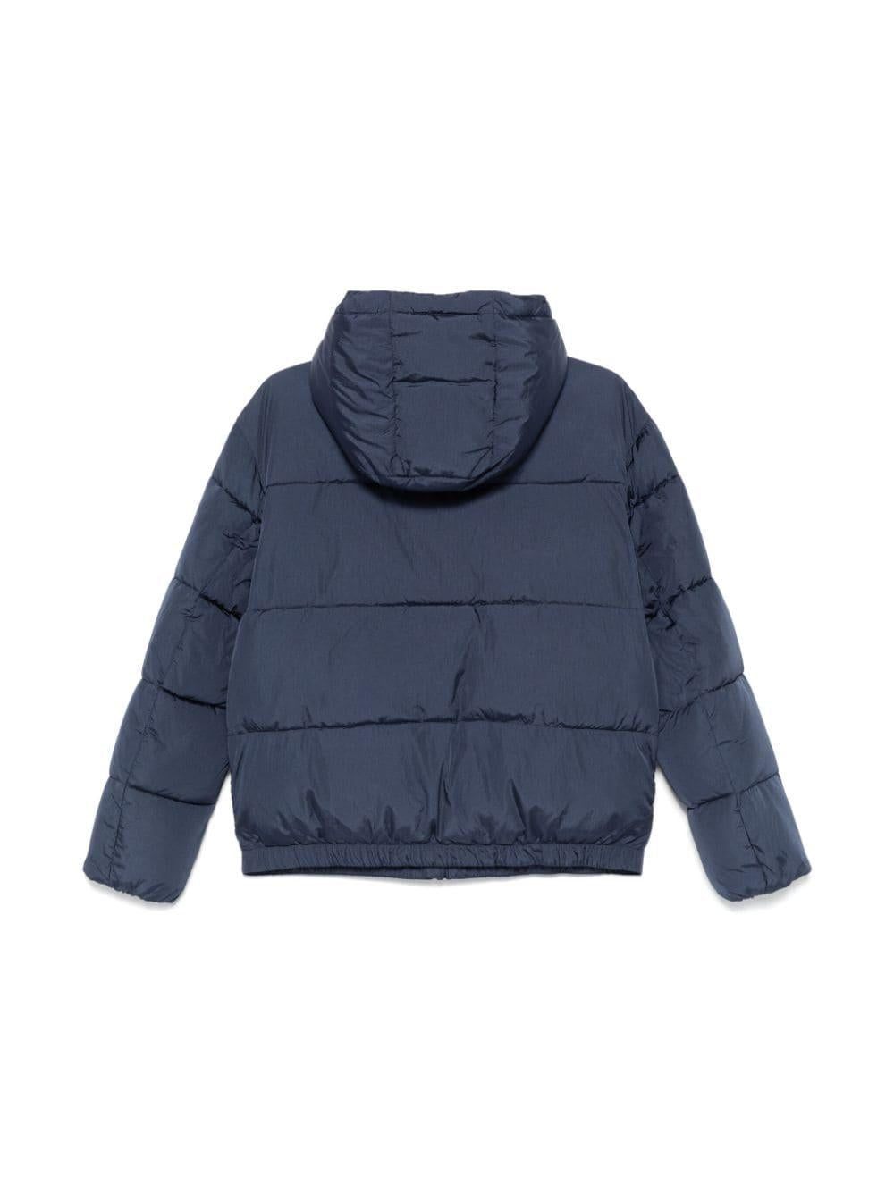 Piumino per bambino Emporio Armani Kids blu trapuntato con design imbottito 6D4BJA 1NFEZ 09T5 EMPORIO ARMANI KIDS 