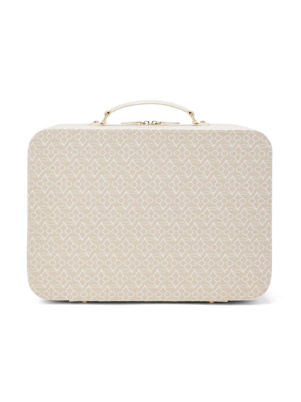 Borsa fasciatoio per neonati Bonpoint beige con stampa Devote PERPBAW00002 060 BONPOINT 