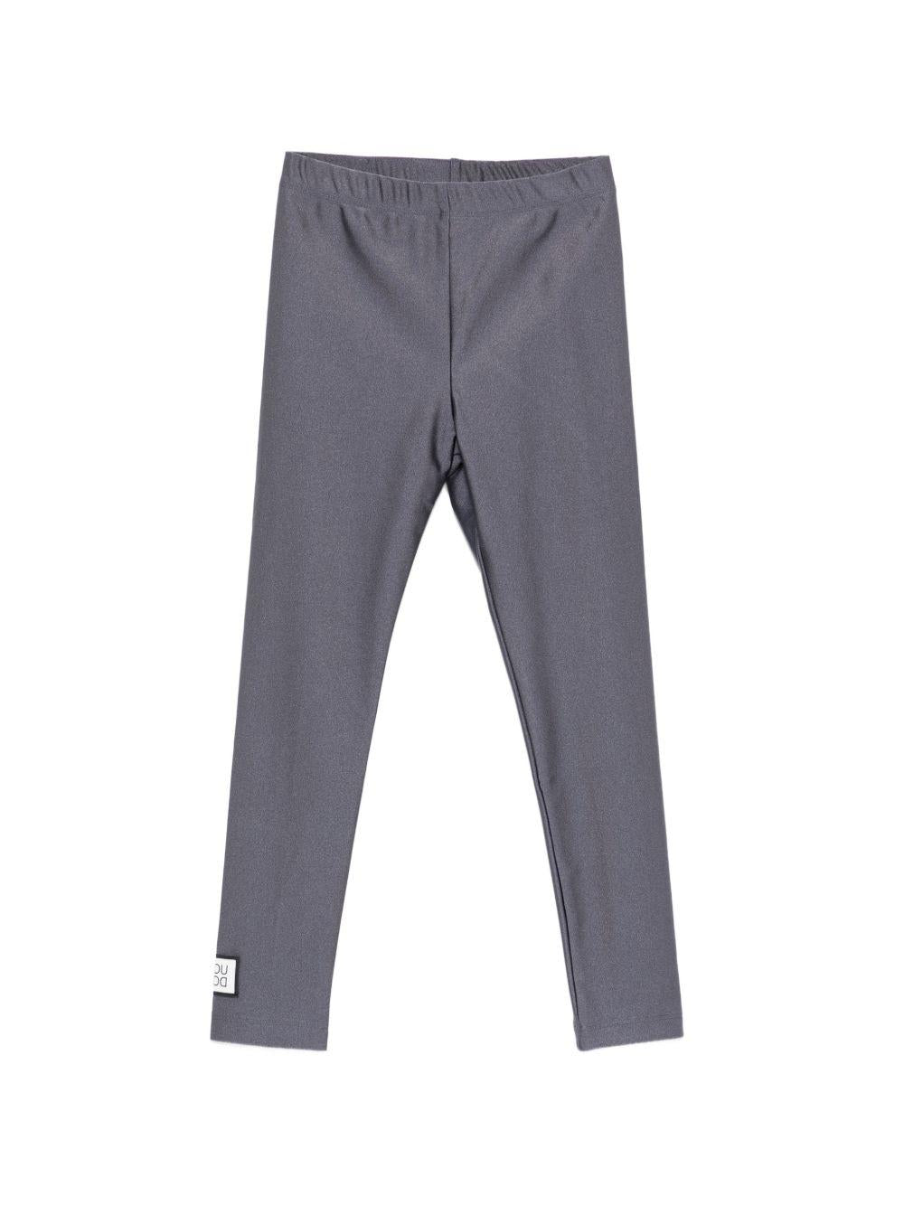 Leggins per bambina Douuod Kids grigio con vita elasticizzata DY6A20 J0331 917 DOUUOD 