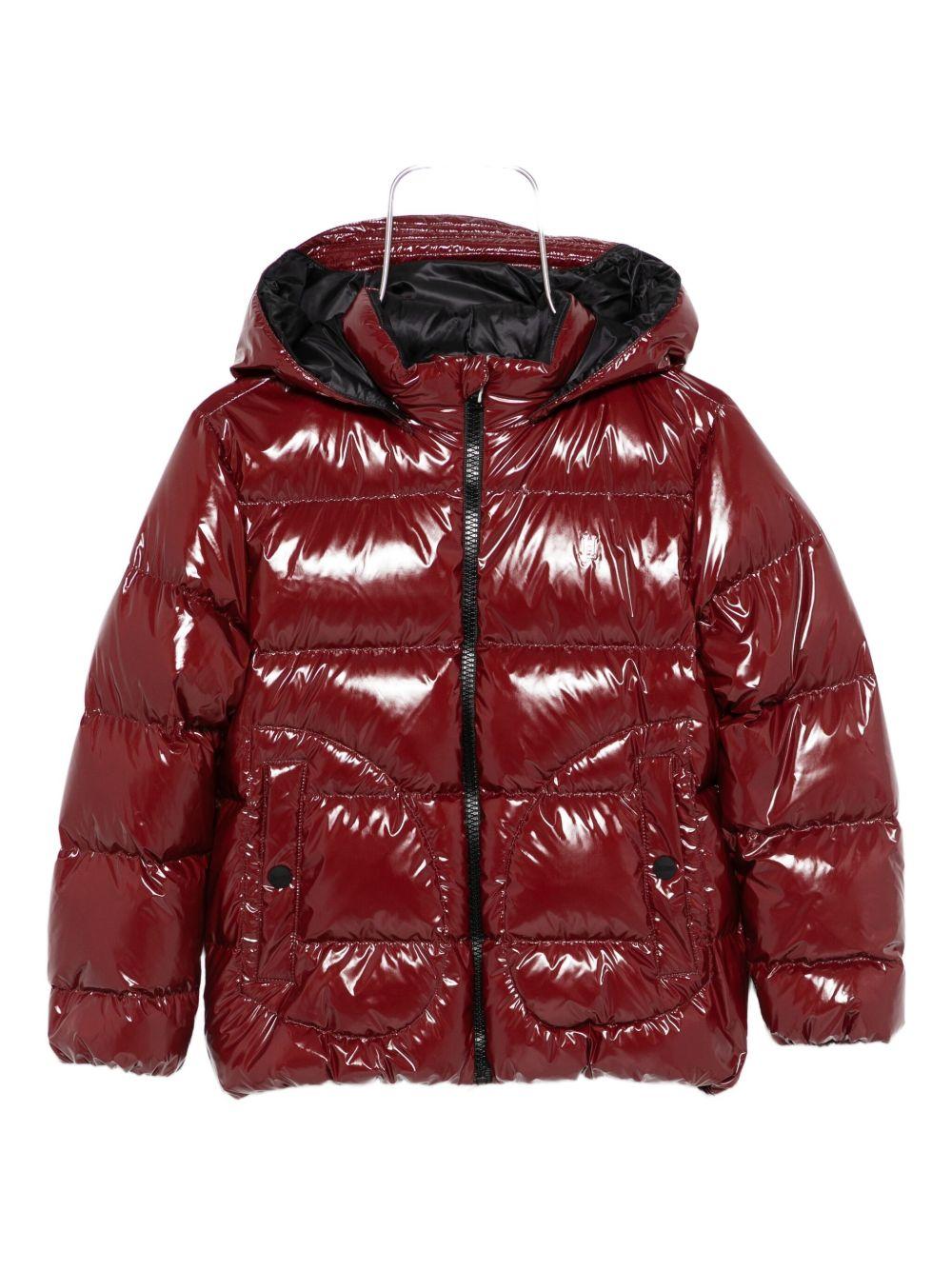 Giubbino per bambina Herno Kids rosso con design imbottito PI000037X12220Z 6705 HERNO KIDS 