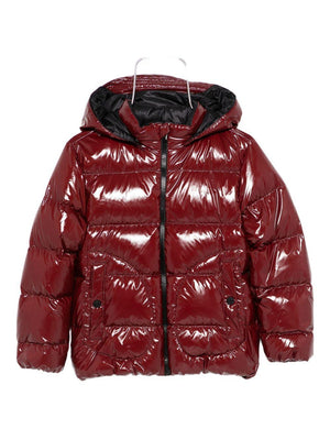 Herno Kids red padded jacket for girls