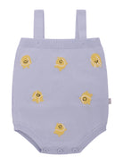 Body per neonato Stella McCartney Kids azzurro con ricamo palline da tennis TYA532 Z2423 602 STELLA McCARTNEY KIDS 