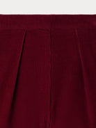 Shorts per bambina Bonpoint rossi con texture a coste W05GBEW00002 053 BONPOINT 