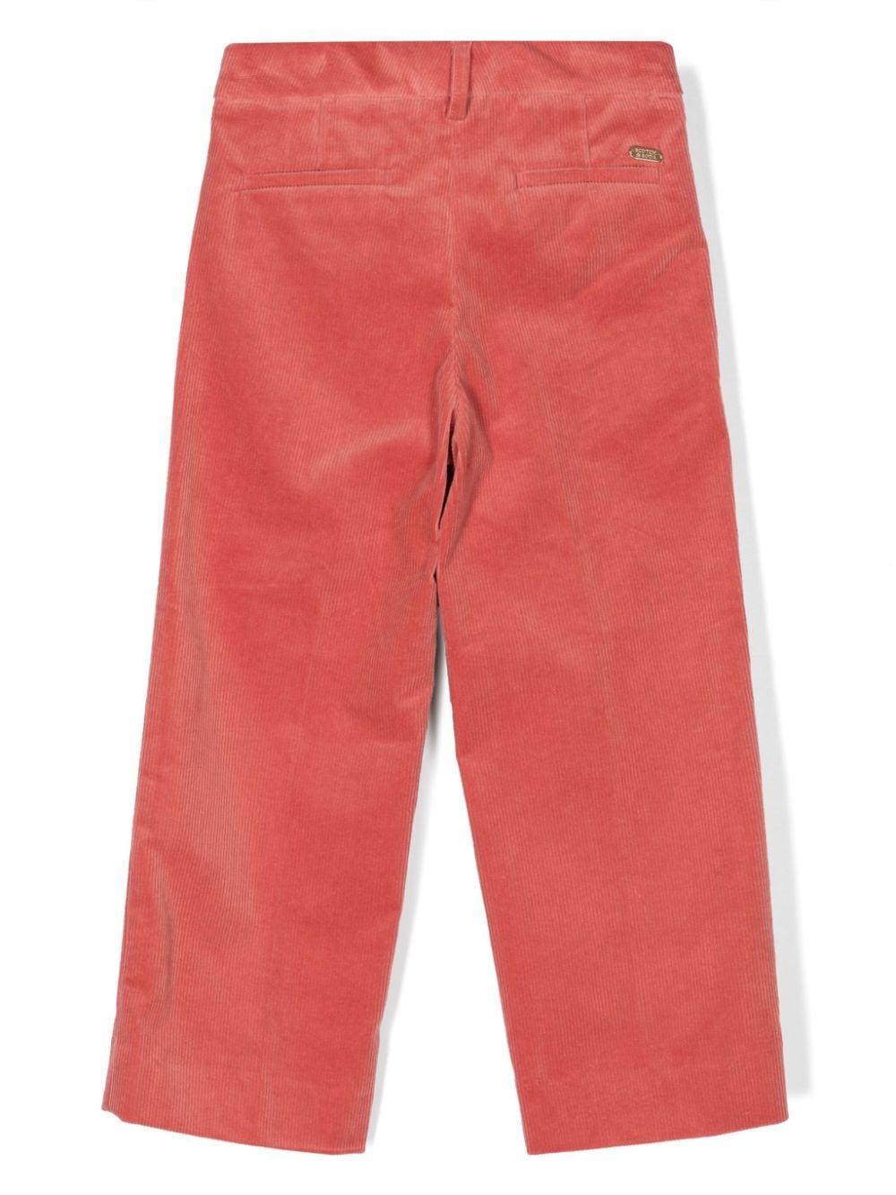 Pantaloni dritti per bambina Scotch & Soda rosa con passanti 177974 650 SCOTCH&SODA 