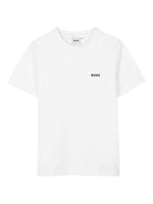 Set 2 T-shirt Boss Kids bianca/nera  con dettaglio logo J52680 M41 BOSS KIDS 