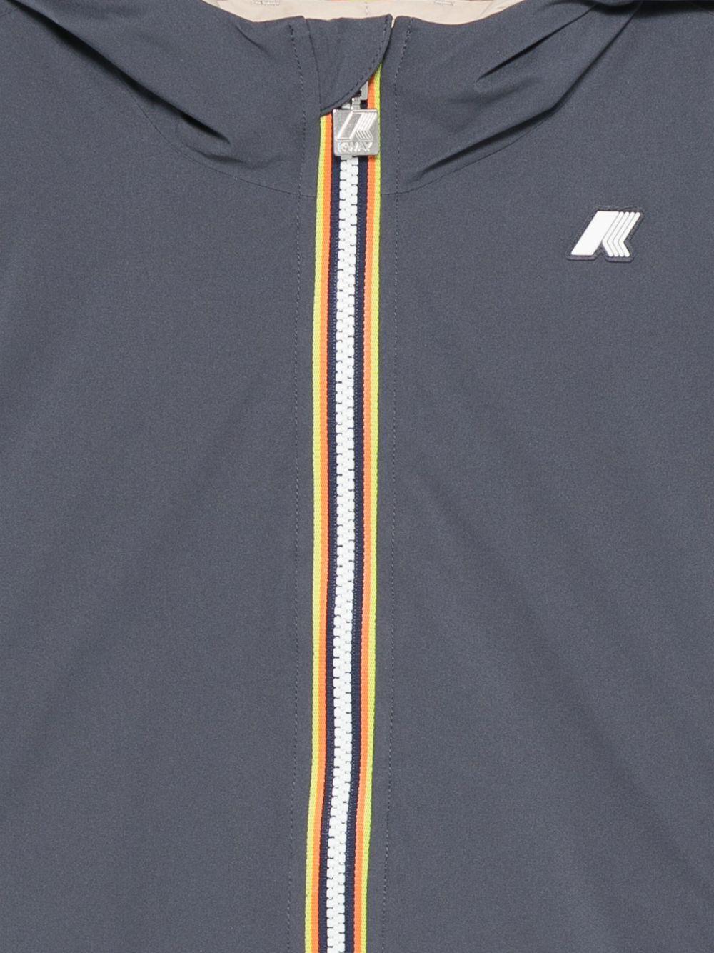 Giubbino per bambino K-Way Kids blu con toppa con logo K5128VW BBV K-WAY KIDS 