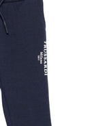 Pantaloni sportivi per neonato Trussardi Junior blu con vita con coulisse elasticizzata TIP25015PA BLUE NAVY TRUSSARDI JUNIOR 