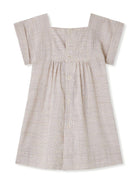 Abito per neonata Bonpoint Pais beige con motivo a quadri S05XDRW00020 309B BONPOINT 
